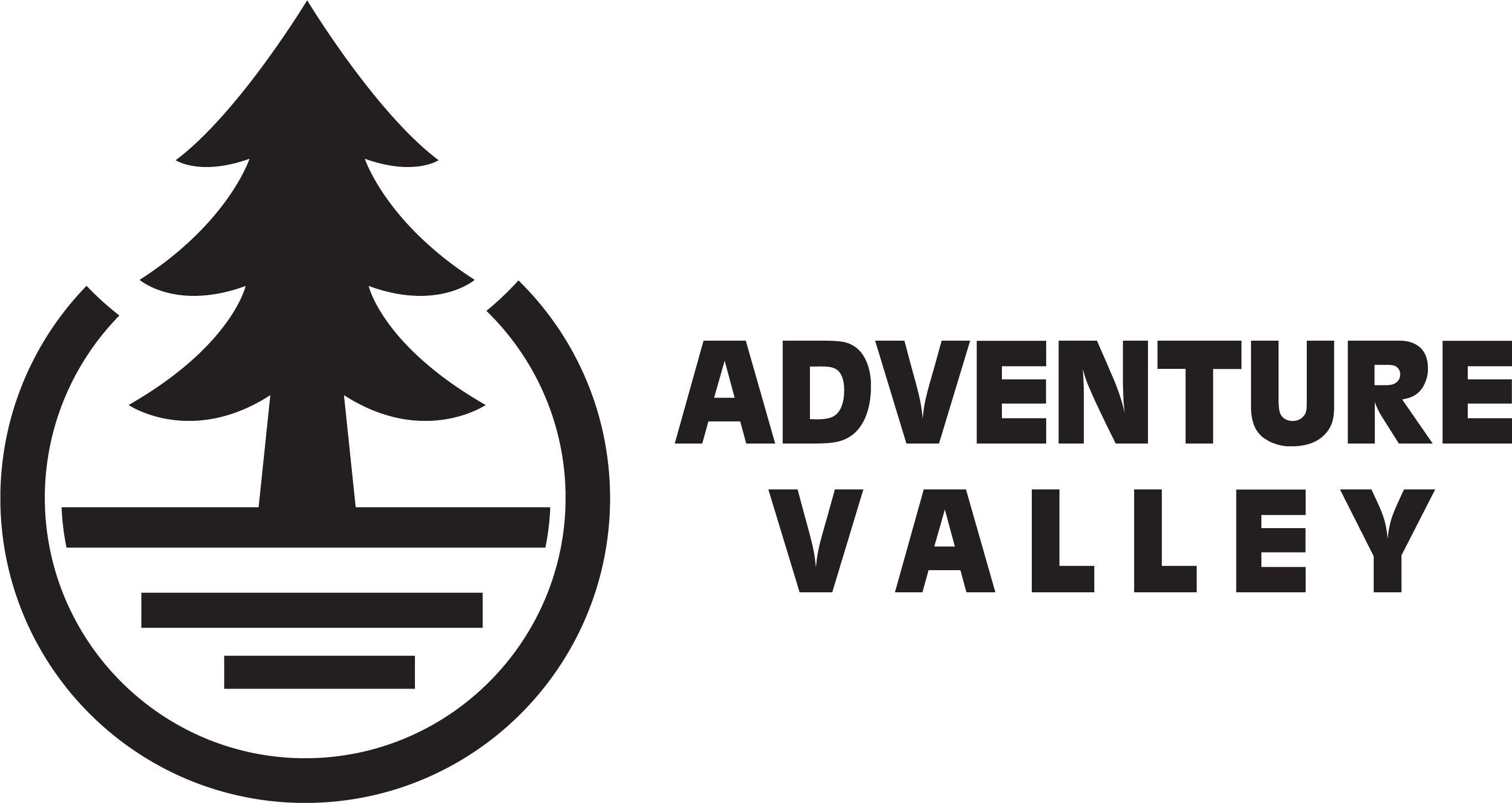 Adventure Valley Day Camp - Oakville's new premium summer day camp's - logo black