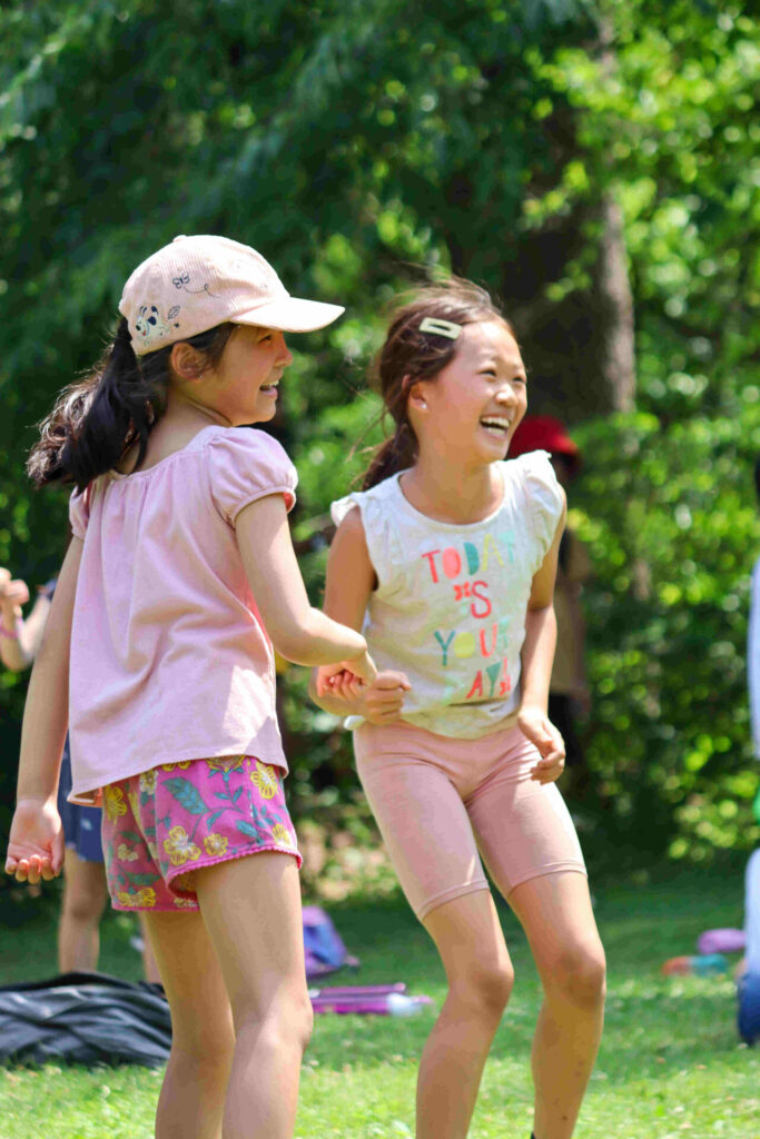 Day Camp. Children playing during day camp.